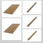 Preview: Kunststoffpaneele Nussbaum Gold B-1,50m Wandpaneele Deckenpaneele