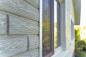 Preview: Hokla Klinkerfassade Weißgrau Holzoptik Asche 2,00,x 0,25m Kunststoffpaneele Fassadenpaneele