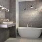 Preview: Designpaneele "Marmor Grau" 1,35 x 0,37m