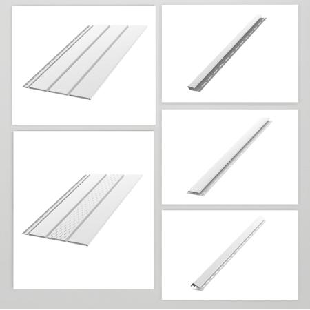 Kunststoffpaneele Weiß RAL 9010 B-1,50m Wandpaneele Deckenpaneele