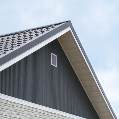 Fassadenpaneele Planken Aschebraun 3,00m Wandpaneele Deckenpaneele Unterdachpaneele Giebelverkleidung