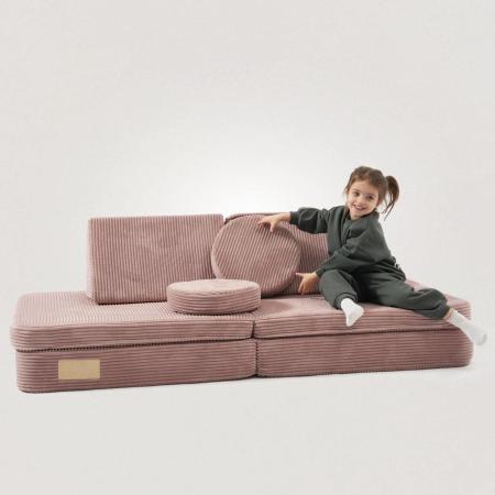 6-teiliges modulares Kindersofa Kindercouch