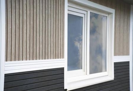 Fassadenpaneele Planken Anthrazit 3,00m Wandpaneele Deckenpaneele Unterdachpaneele Giebelverkleidung