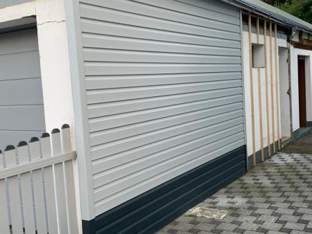 Fassadenpaneele Asche Hell A-1,50m Holzoptik Kunststoffpaneele