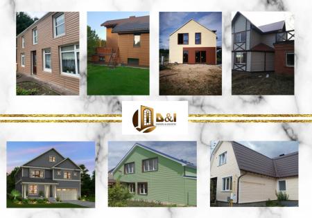 Fassadenpaneele Beige A-1,83m Kunststoffpaneele