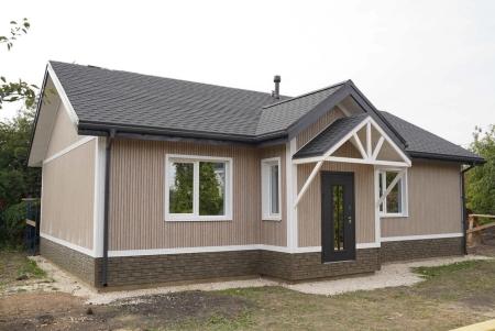 Fassadenpaneele Planken Aschebraun 3,00m Wandpaneele Deckenpaneele Unterdachpaneele Giebelverkleidung