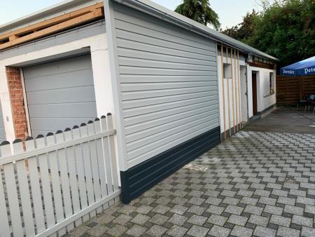 Fassadenpaneele Weiß A-1,83m Kunststoffpaneele