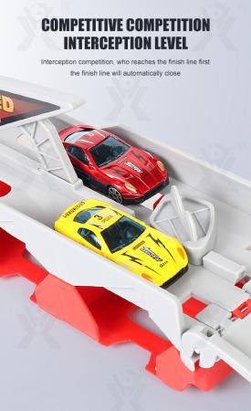 D&I Katapult Truck 207cm Spielzeugauto Rennbahn Spielzeugtruck Rennauto Kinderspielzeug ab 3 Jahre
