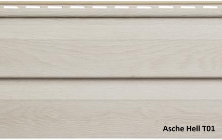 Fassadenpaneele Asche Hell A-1,50m Holzoptik Kunststoffpaneele