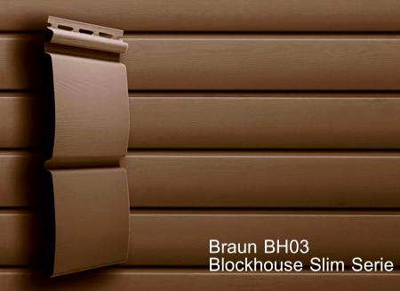 Fassadenpaneele Braun A-1,83m Kunststoffpaneele