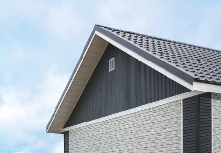 Fassadenpaneele Planken Anthrazit 3,00m Wandpaneele Deckenpaneele Unterdachpaneele Giebelverkleidung