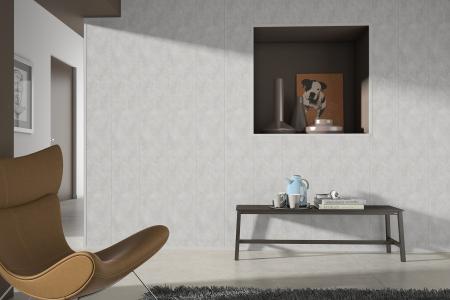 Designpaneele "Weiß Glanz" 1,35 x 0,25 / 0,50m