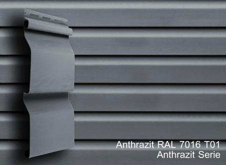 Kunststoffpaneele Anthrazit RAL7016 Serie ab 3,00m