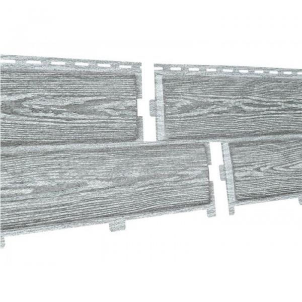 Hokla Klinkerfassade Weißgrau Holzoptik Asche 2,00,x 0,25m Kunststoffpaneele Fassadenpaneele