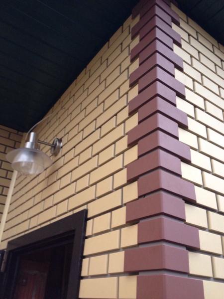 Klinkerfassade Gelb Slawische Serie Kunststoffpaneele