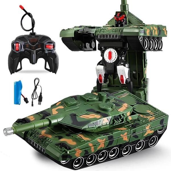 D&I Ferngesteuerter Panzer Auto Tranformation Transformer Kinderspielzeug