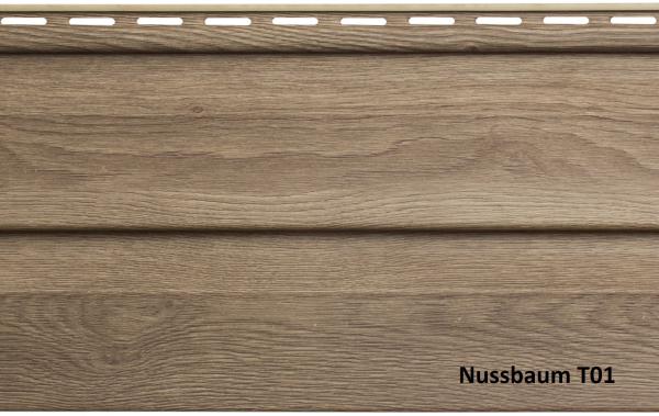Kunststoffpaneele Nussbaum 3,00m Länge Holzoptik