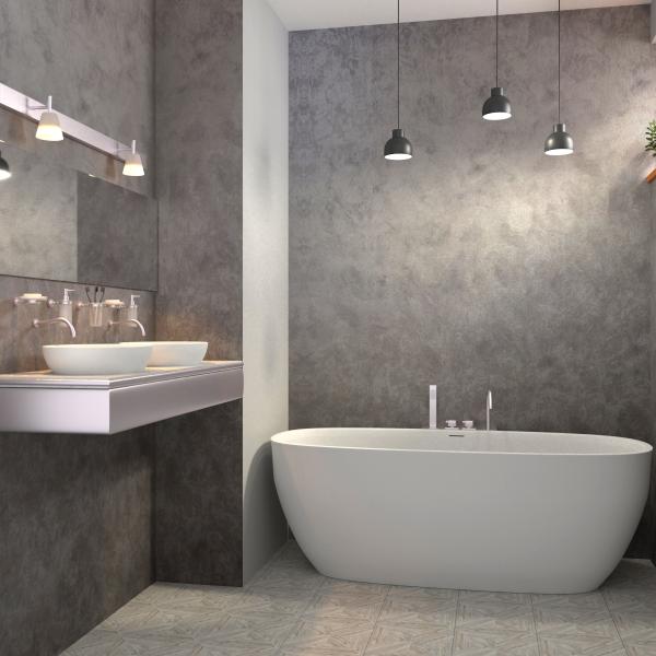 Designpaneele "Marmor Grau" 1,35 x 0,37m