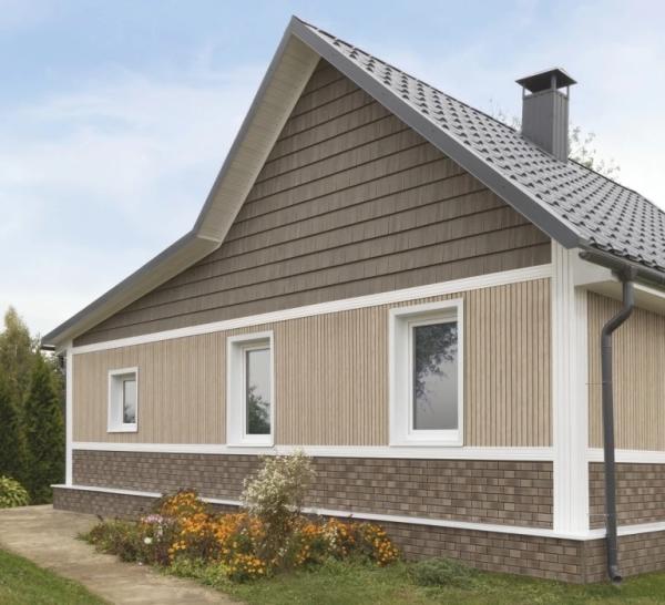 Fassadenpaneele Planken Aschebraun 3,00m Wandpaneele Deckenpaneele Unterdachpaneele Giebelverkleidung