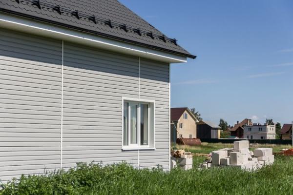 Fassadenpaneele Asche Hell A-1,50m Holzoptik Kunststoffpaneele
