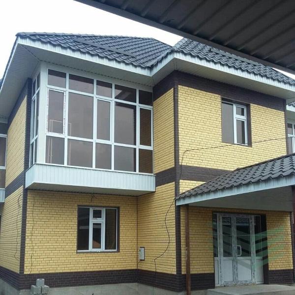 Klinkerfassade Braun Slawische Serie Kunststoffpaneele