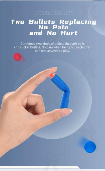 Spielzeuggewehr 2in1 Blau mit Beleuchtung und Soundeffekten Spielzeugpistole Kinderspielzeug ab 3 Jahre