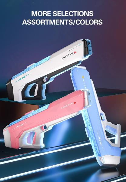 D&I elektrische Premium Wasserpistole Pink Gewehr Kinderspielzeug ab 6 Jahre