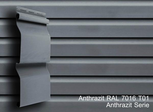 Fassadenpaneele Anthrazit RAL 7016 ab A-1,50m Kunststoffpaneele