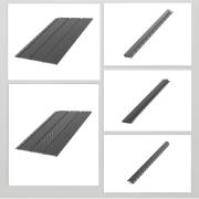 Kunststoffpaneele Anthrazit 7021 B-1,50m Wandpaneele Deckenpeneele